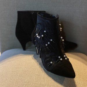 Pearl Studded Booties - Sam Edelman